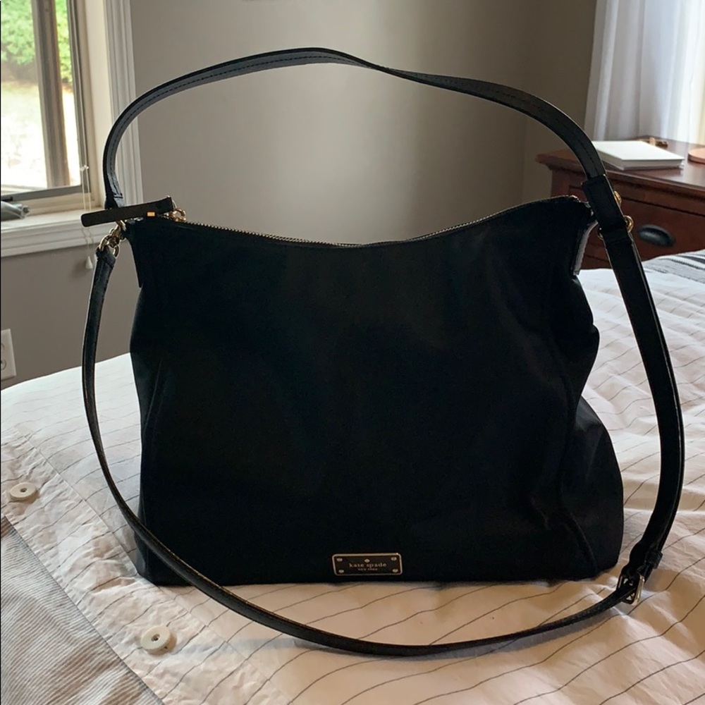 Kate Spade nylon hobo bag